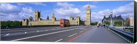 Framed Parliament Big Ben London England Print