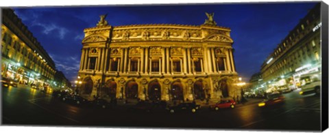 Framed Facade of a building, Opera House, Paris, France Print