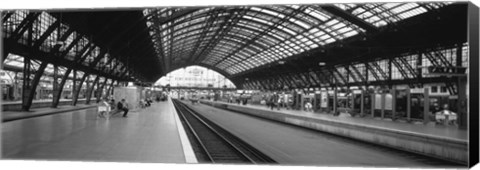 Framed Train Station, Cologne, Germany Print