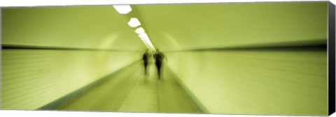 Framed Pedestrian Tunnel, Blurred Motion Print