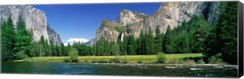 Framed Bridal Veil Falls, Yosemite National Park, California, USA Print