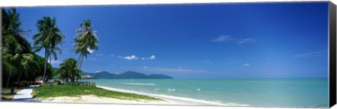 Framed Tropical Beach Penang Malaysia Print