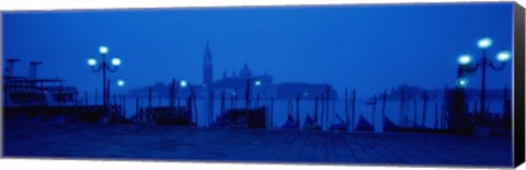 Framed Church of San Giorgio Maggiore with Gondolas Venice Italy Print