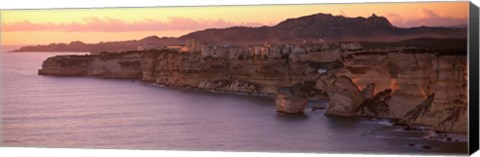 Framed Bonifacio Corsica France Print