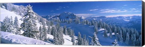 Framed Alpine Scene, Bavaria, Germany Print