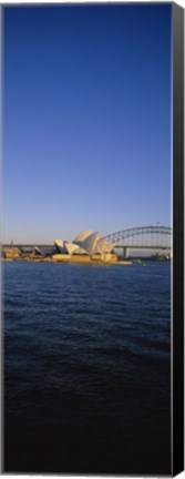 Framed Buildings on the waterfront, Sydney Opera House, Sydney, New South Wales, Australia Print