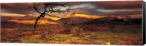 Framed Snowdonia National Park, Wales, United Kingdom Print