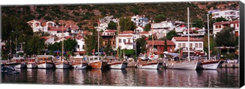 Framed Kalkan, Turkey Print