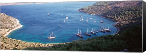 Framed Kalkan Turkey Print