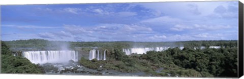 Framed Iguazu Falls Iguazu National Park Brazil Print