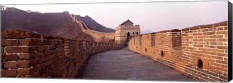 Framed Path on a fortified wall, Great Wall Of China, Mutianyu, China Print