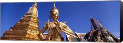 Framed Wat Phra Kaeo, Grand Palace, Bangkok, Thailand Print