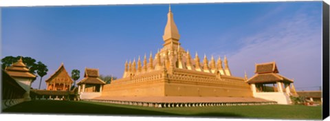 Framed Pha That Luang Temple, Vientiane, Laos Print