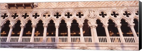 Framed Loggia, Doges Palace, Venice, Italy Print