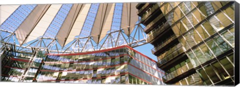 Framed Low angle view of a building, Sony Center, Berlin, Germany Print