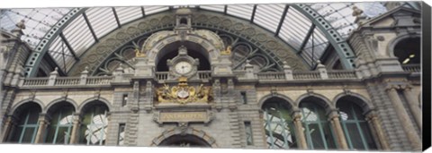 Framed Low angle view of a building, Antwerp, Belgium Print