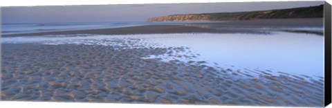 Framed Ripples On The Sand, Speeton, North Yorkshire, England, United Kingdom Print