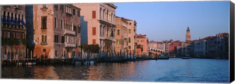 Framed Buildings at the waterfront, Grand Canal, Venice, Italy Print