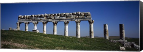 Framed Columns on a landscape, Apamea, Syria Print