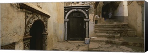 Framed Entrance of a building, Casaba, Algiers, Algeria Print