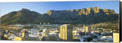 Framed High angle view of a city, Cape Town, South Africa Print