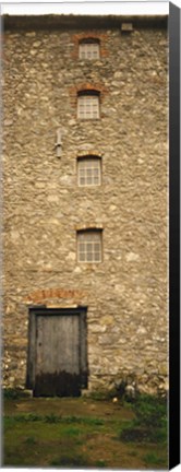 Framed Door of a mill, Kells Priory, County Kilkenny, Republic Of Ireland Print