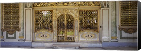 Framed Facade of a conference room, Topkapi Palace, Istanbul, Turkey Print