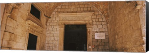 Framed Entrance of a monastery, Dominican Monastery, Dubrovnik, Croatia Print