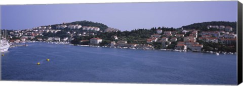 Framed Buildings on the waterfront, Lapad Peninsula, Dubrovnik, Croatia Print