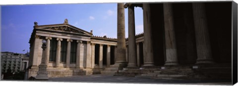 Framed Facade of a building, University Of Athens, Athens, Greece Print