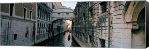 Framed Bridge on a canal, Bridge Of Sighs, Grand Canal, Venice, Italy Print