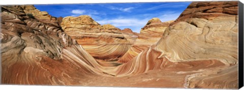 Framed Canyon on a landscape, Vermillion Cliffs, Arizona, USA Print