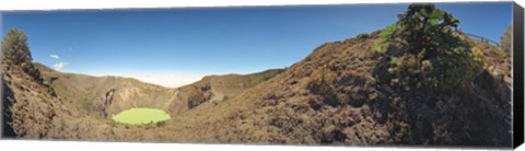 Framed High angle view of a pond on a volcanic island, Arenal Volcano, Costa Rica Print