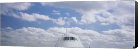 Framed High section view of an airplane, Boeing 747, London, England Print