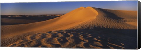 Framed Sand dunes in a desert, Douz, Tunisia Print