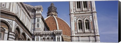 Framed Low angle view of a cathedral, Duomo Santa Maria Del Fiore, Florence, Tuscany, Italy Print