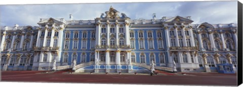 Framed Facade of a palace, Catherine Palace, Pushkin, St. Petersburg, Russia Print