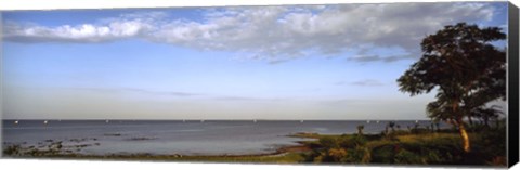 Framed Clouds over a lake, Lake Victoria, Kenya Print