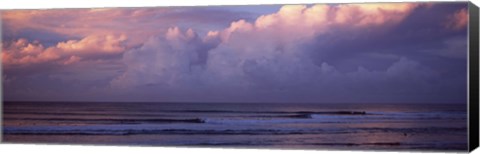 Framed Clouds over the sea, Gold Coast, Queensland, Australia Print