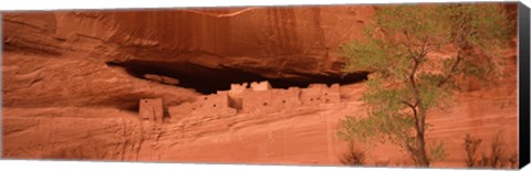 Framed Ruins of house, White House Ruins, Canyon De Chelly, Arizona, USA Print