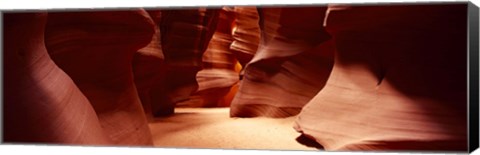 Framed Rock formations, Antelope Canyon, Arizona Print