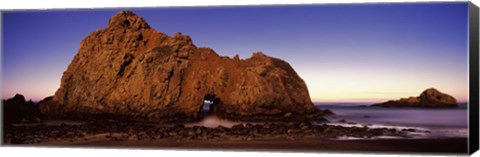 Framed Pfeiffer Beach, Big Sur, California Print