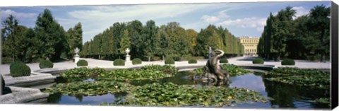 Framed Fountain at a palace, Schonbrunn Palace, Vienna, Austria Print