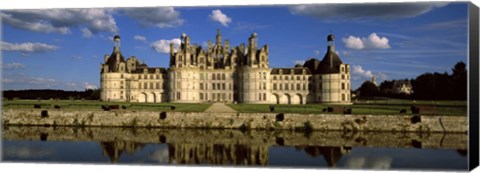 Framed Facade of a castle, Chateau De Chambord, Loire Valley, Chambord, Loire-Et-Cher, France Print