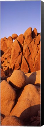 Framed Rock formations on a landscape, Twenty Nine Palms, San Bernardino County, California, USA Print