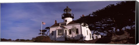 Framed Point Pinos Lighthouse, Pacific Grove, Monterey County, California Print