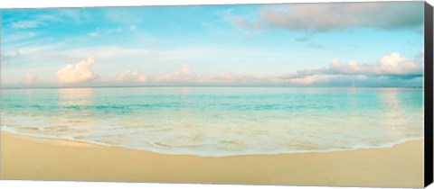 Framed Waves on the beach, Seven Mile Beach, Grand Cayman, Cayman Islands Print