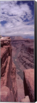 Framed River Passing Through atToroweap Overlook, North Rim, Grand Canyon Print