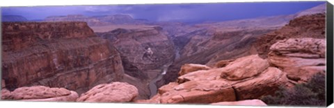 Framed Toroweap Overlook with River, North Rim, Grand Canyon National Park, Arizona, USA Print