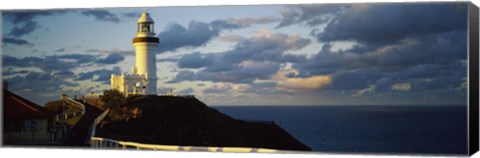 Framed Lighthouse at the coast, Broyn Bay Light House, New South Wales, Australia Print